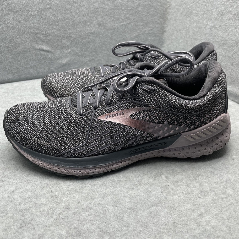 Brooks Adrenaline GTS 21 Women's Size 10 Gray Pink Running Shoes Mesh Sneakers